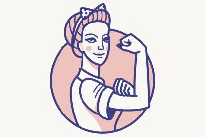 Image showing female strength